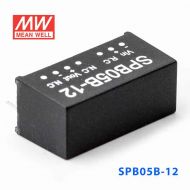 SPB05B-12  5W  18~36V 输入 12V 稳压单路输出明纬DC-DC转换模块电源