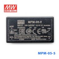 MPM-05-5台湾明纬5W 80~264V输入 5V1A输出绿色医疗基板电源