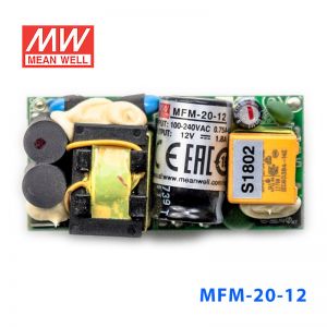 MFM-20-12明纬21.6W 80~264V输入12V1.8A输出PCB裸板医疗开关电源