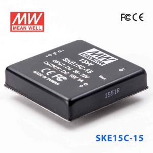 SKE15C-15  15W  36~72V  输入  15V  单路输出明纬DC-DC转换模块电源