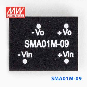 SMA01M-09  1W  12V-9V  非稳压单路输出明纬DC-DC转换模块电源