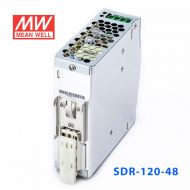 SDR-120-48 120W 48V2.5A 高效率高功率因素单路输出DIN导轨安装明纬开关电源