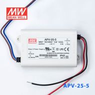 APV-25-5    25W    5V   3.5A 明纬牌恒压输出防水塑壳LED照明电源 