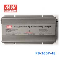 PB-360P-48 360W 57.6V6.25A 带PFC明纬优化三段式铅酸电池充电器 