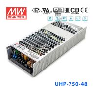 UHP-750-48 750W 48V 15.7A 明纬PFC高性能超薄电源