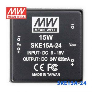SKE15A-24  15W  9~18V  输入  24V  单路输出明纬DC-DC转换模块电源