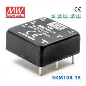 SKM10B-15 10W 18~36V 转 15V 666mA 非稳压单路输出DC-DC模块电源