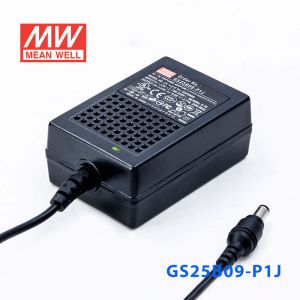 GS25B09-P1J 25W 9V2.77A 输出绿色能源明纬电源适配器(双线插口)