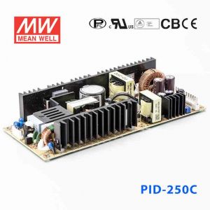 PID-250C  250W +36V 6.3A +5V 5A  隔离双路输出带PFC功能无外壳PCB板明纬开关电源