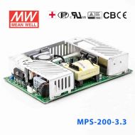 MPS-200-3.3 200W 3.3V40A 输出微漏电带PFC医用无外壳明纬开关电源