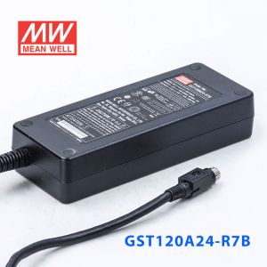 GST120A24-R7B 120W 24V5A高效能低空载损耗绿色节能桌上型适配器