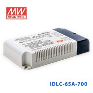 IDLC-65-700 65W 69~93V 700mA  恒流输出无频闪二合一调光明纬LED开关电源