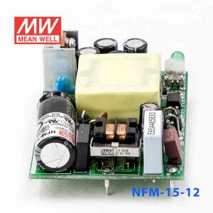 NFM-15-12  15W  12V 1.25A  微漏电PCB板单路输出板上插装型医用明纬开关电源