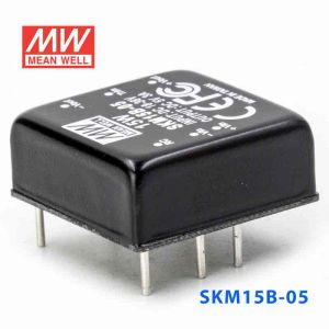 SKM15B-05  15W  18~36V 输入 5V 3A 单路稳压输出明纬DC-DC转换模块电源