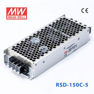 RSD-150C-5 150W  28.8~67.2V 输入 5V 30A  输出铁道专用明纬DC-DC转换电源 