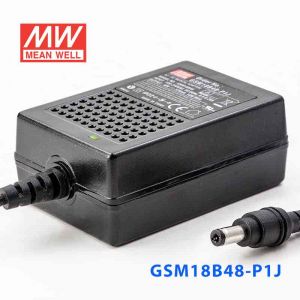 GSM18B48-P1J 18W 48V0.375A输出明纬高能效医疗型IEC320-C8插口电源适配器