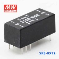 SRS-0512  0.5W  5V-12V  稳压单组输出明纬DC-DC转换模块电源