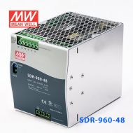 SDR-960-48 960W 48V20A高效率高功率因素单路输出DIN导轨安装明纬开关电源