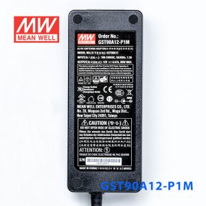 GST90A12-P1M 81W 12V6.67A高效能低空载损耗绿色节能桌上型适配器
