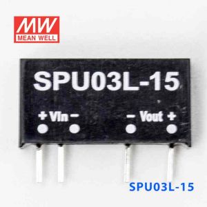 SPU03L-15  3W  5V-15V 非稳压单路输出明纬DC-DC模块电源
