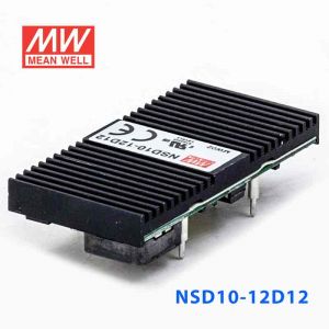 NSD10-12D12  10W  9.8~36V 输入 ±12V  稳压双路输出板上型明纬DC-DC变换电源