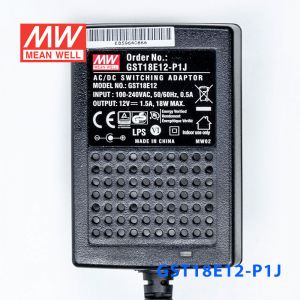 GST18E12-P1J 18W 12V1.5A高效能低空载损耗绿色节能欧规适配器