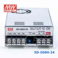 SD-500H-24  500W  72~144V  输入  24V 21A  输出有外壳明纬DC-DC转换电源