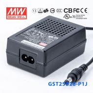 GST25B28-P1J 25W 28V0.89A高效能低空载损耗绿色节能桌上型适配器