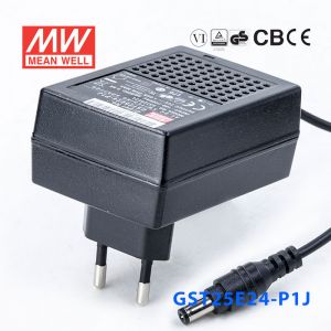 GST25E24-P1J 25W 24V1.04A高效能低空载损耗绿色节能欧规适配器