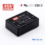 PM-10-15  10W 15V 0.67A  微漏电塑封Class2单路输出板上型医用明纬开关电源