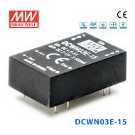 DCWN03E-15 3W 4.5~9V 转 ±15V 0.1A 非稳压双路输出DC-DC模块电源