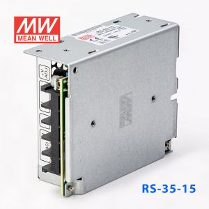 RS-35-15 35W 15V2.4A 单路输出明纬开关电源(G3系列-高性能内置有外壳) 