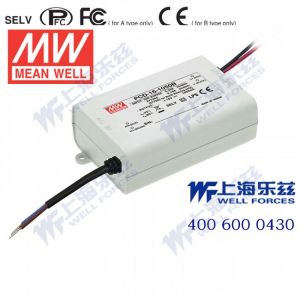 PCD-16-1050B  16W  1050mA  恒流有PFC塑壳防水可控硅调光LED电源 输入电压为230V(180～295VAC)