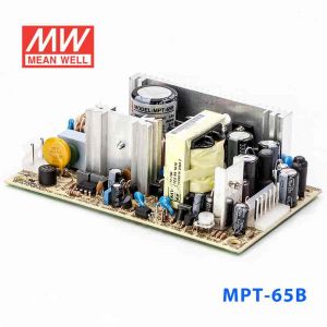 MPT-65B  65W +5V 7A +12V 3.2A -12V 0.7A  三路输出微漏电医用无外壳明纬开关电源