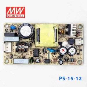PS-15-12  15W  12V 1.25A  单路输出无外壳PCB板明纬开关电源