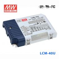 LCM-40U  40W  电压/PWM调光多档输出恒流电源