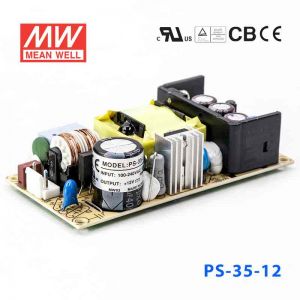 PS-35-12  35W  12V 3A  单路输出无外壳PCB板明纬开关电源