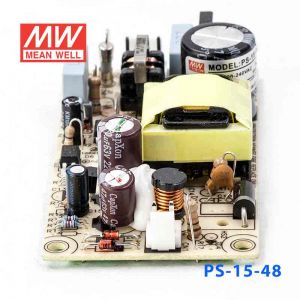 PS-15-48  15W  48V 0.313A  单路输出无外壳PCB板明纬开关电源
