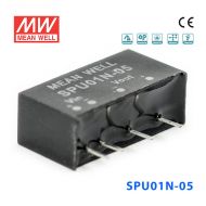 SPU01N-05 1W 24V 转 5V 非稳压单路输出明纬DC-DC转换模块电源