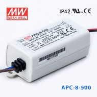 APC-8-500 8W  8-16V   500mA 明纬牌恒流输出防水塑壳LED照明电源
