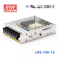 LRS-100-12 102W 12V8.5A单路输出超薄型低空载损耗明纬开关电源